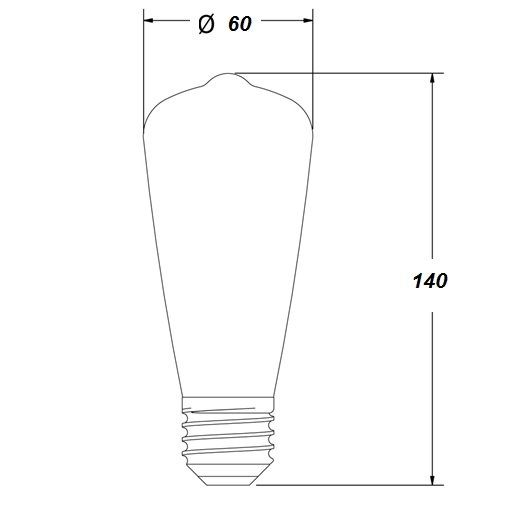 Лампочка Loft Edison Retro Bulb №1
