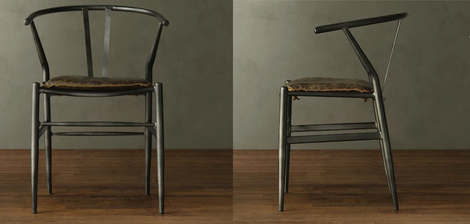 Стул Loft Industrial Kitchen Leather