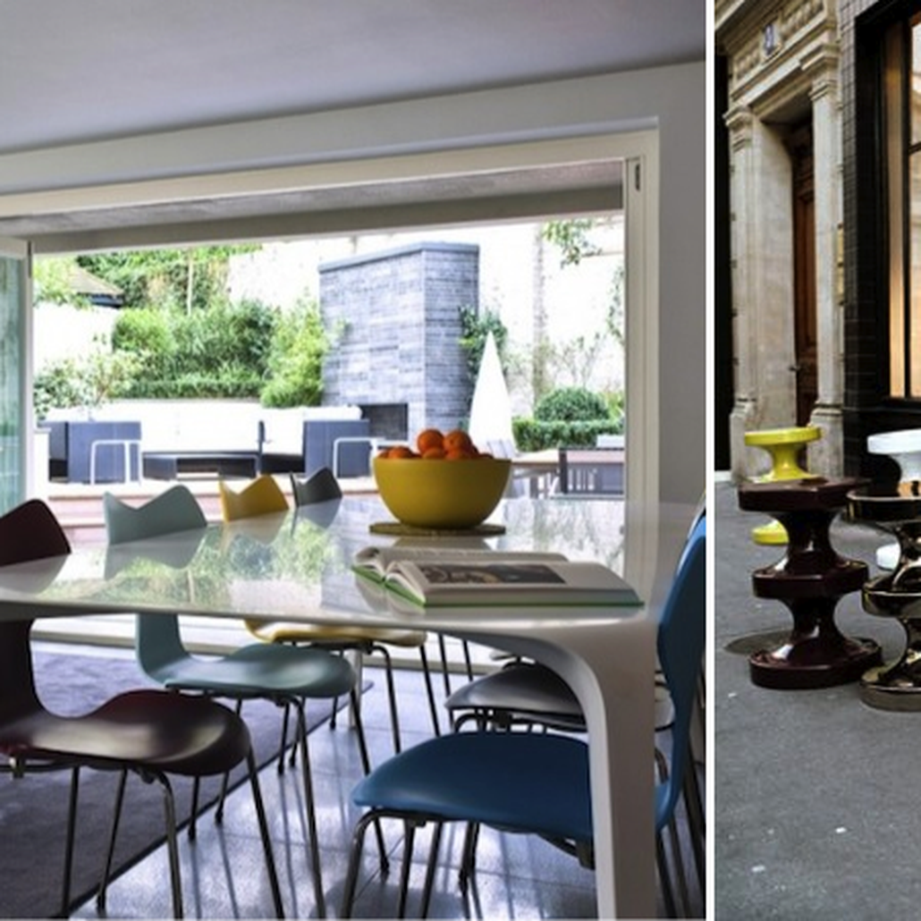 Керамический табурет INDIA MAHDAVI Bishop Stool