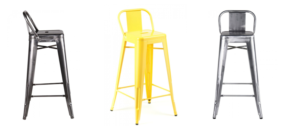 Барный стул Tolix Bar Stool 75 Backed