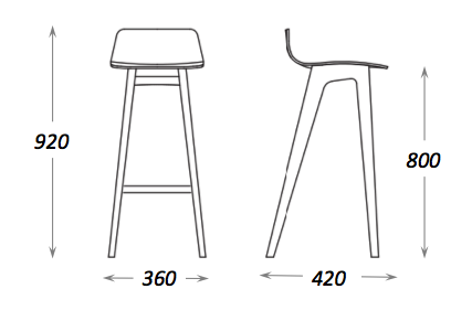 Барный стул Morph Bar Stool