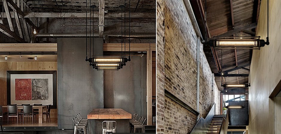 Подвесной светильник Loft Industrial Edison Cage Horizontal Mono