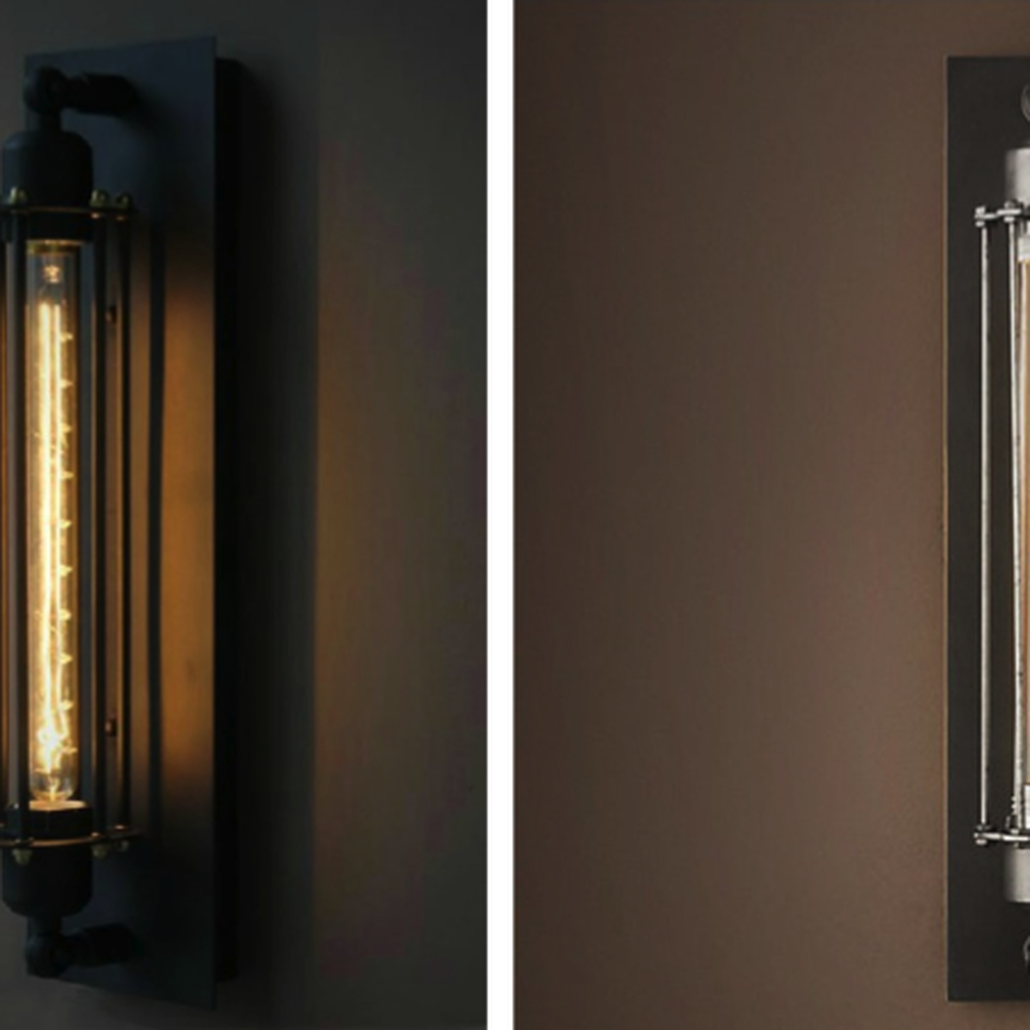 Бра настенное Loft Industrial Edison Cage Momo