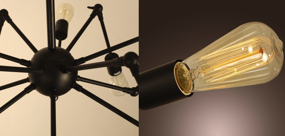 Люстра Loft Industrial Sputnik Chandelier Spider