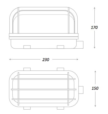 Настенная лампа Steampunk Cage Glass Edison Wall Lamp