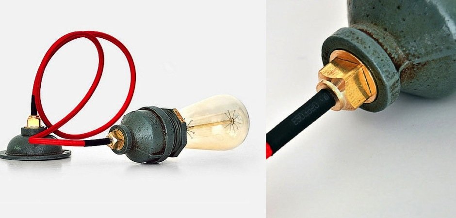 Подвесной светильник Steampunk Cage Glass Edison Ceiling Lamp