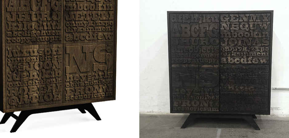 Комод с буквами I’READ