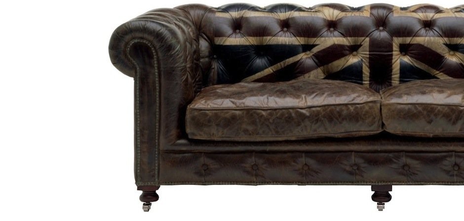 Диван Chesterfield Rebel Sofa Union Jack Andrew Martin