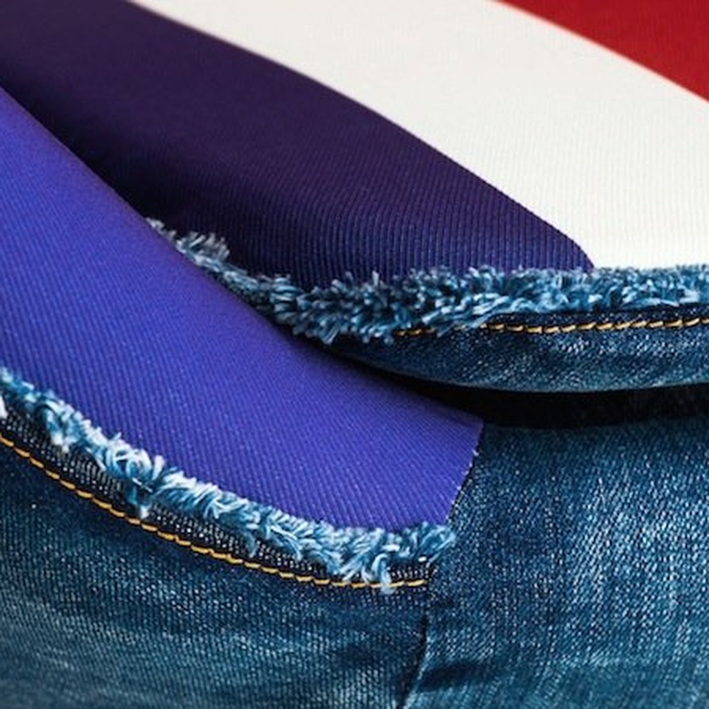Кресло яйцо Egg Union Jack Denim