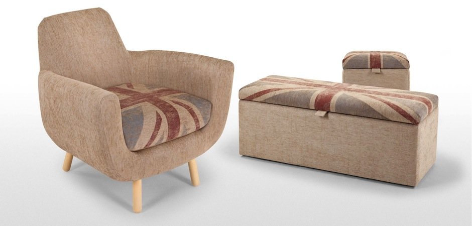 Банкетка для хранения Jack Britannia Collection