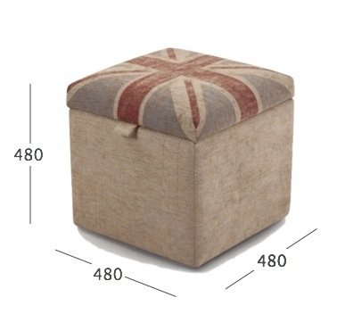 Пуф для хранения Jack Britannia Collection