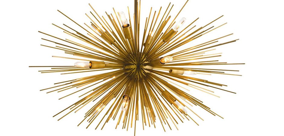 Люстра ASTRA Chandelier Sputnik Brass