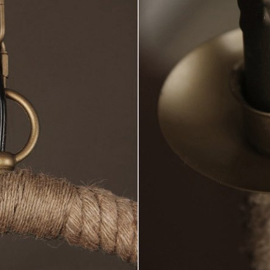 Подвесной светильник Oval Loft Rope Light
