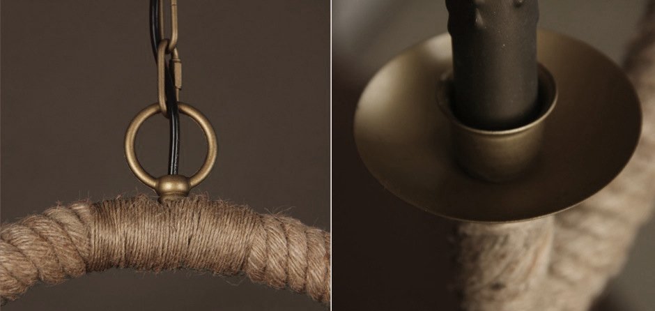 Подвесной светильник Oval Loft Rope Light