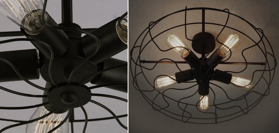 Люстра Grinder Top Loft Industrial Mill