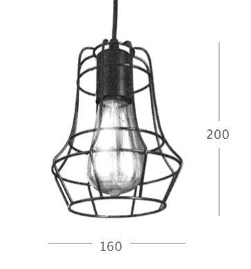 Cветильник Loft Nest Cage №1