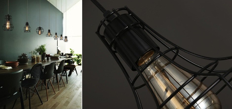 Cветильник Loft Nest Cage №2