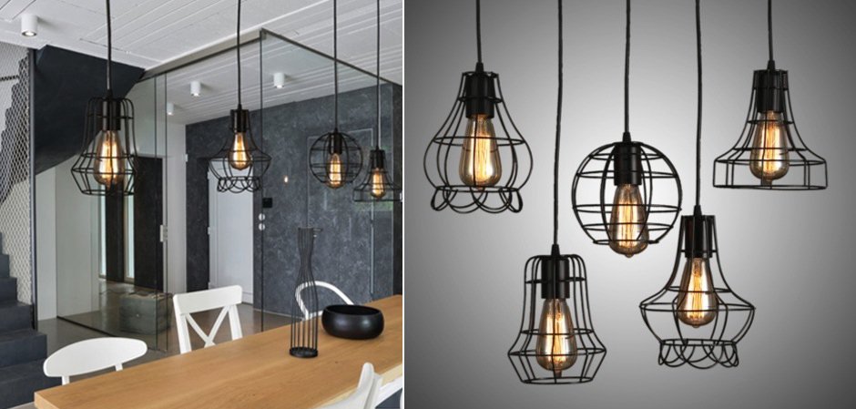 Cветильник Loft Nest Cage №4