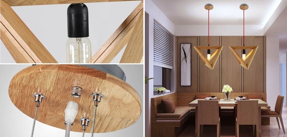 Подвесной светильник Tetraedr Woody