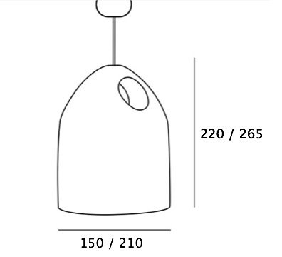 Подвесной светильник Large Oak