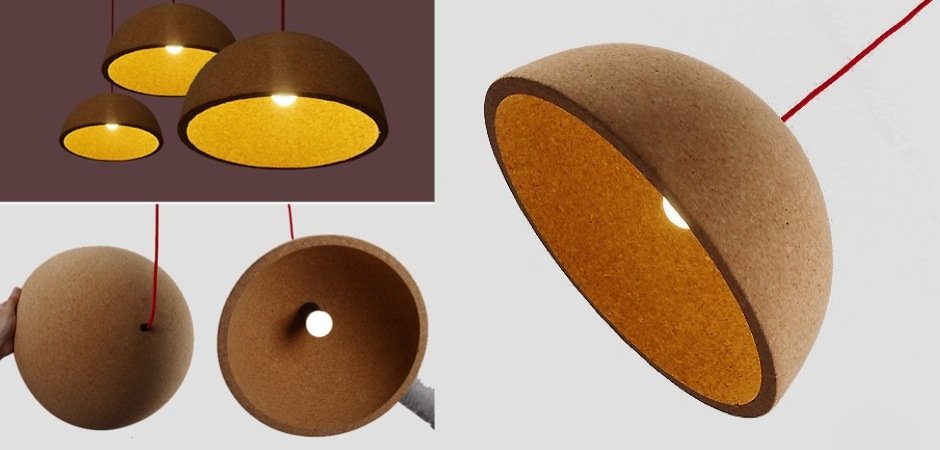 Подвесной светильник Cork Semisphere