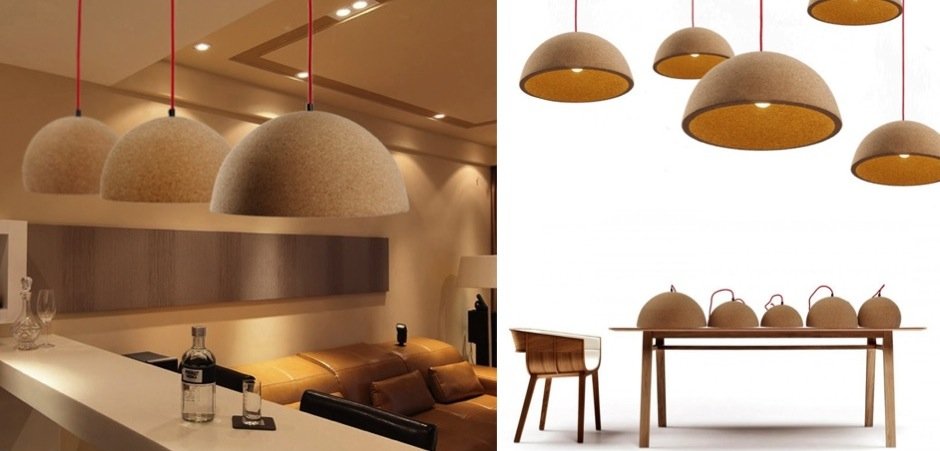 Подвесной светильник Cork Semisphere