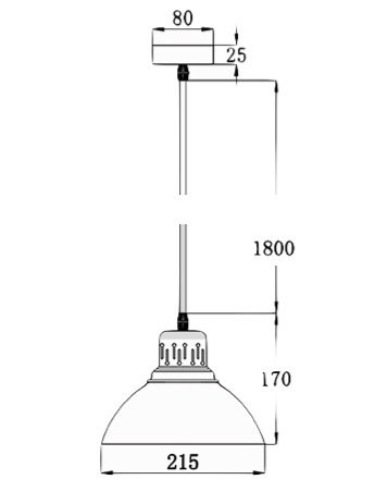 Люстра Loft Rust Pendant
