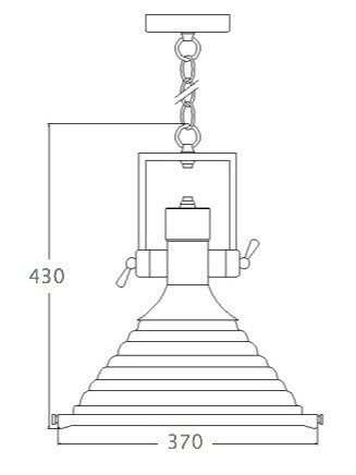Светильник T3 Brass Loft Steampunk Spotlight
