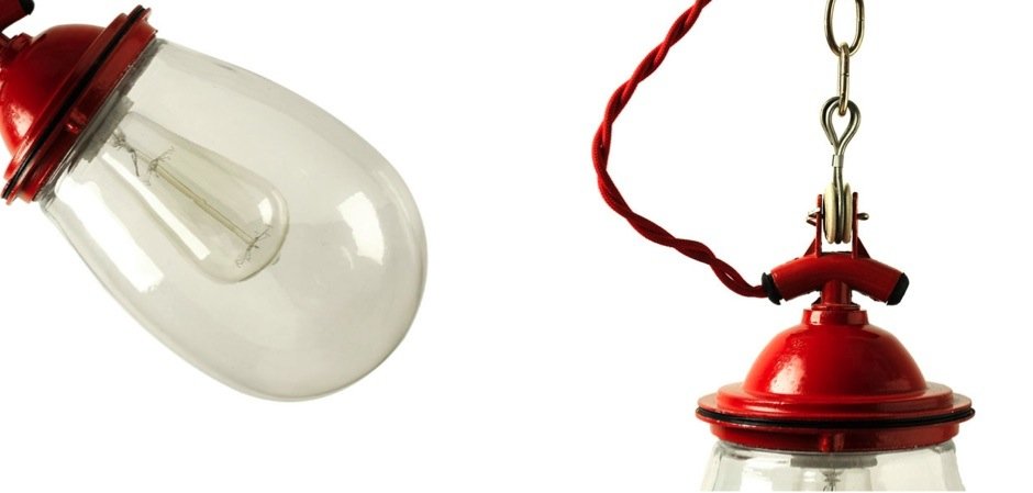 Подвесной светильник Glass Drop Retro Color Light