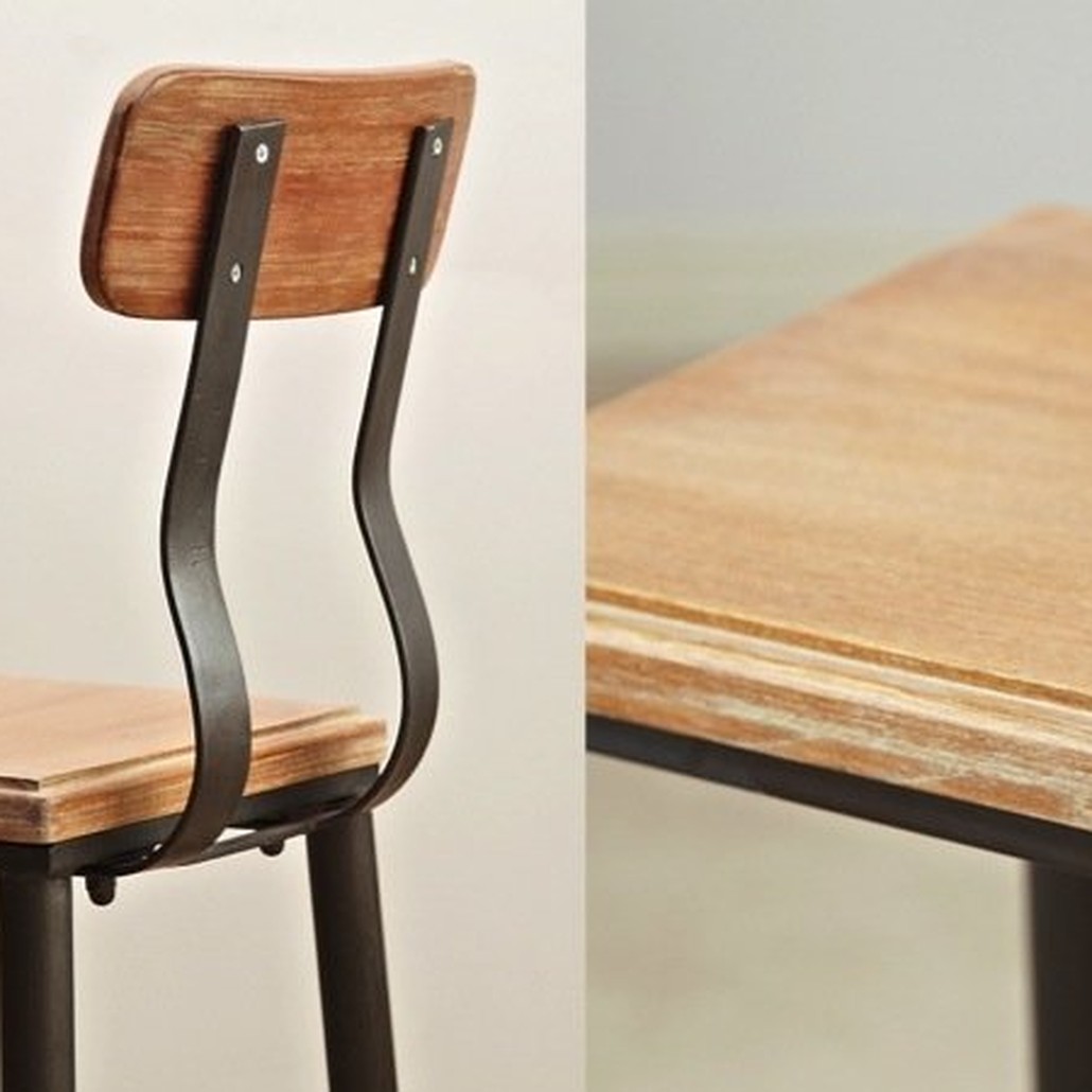 Барный стул Loft Wooden