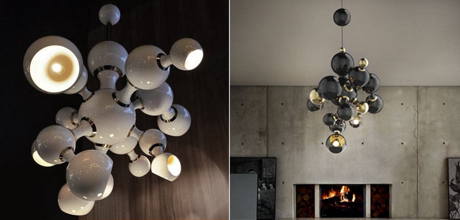 Люстра Atomic Suspension white Delightfull