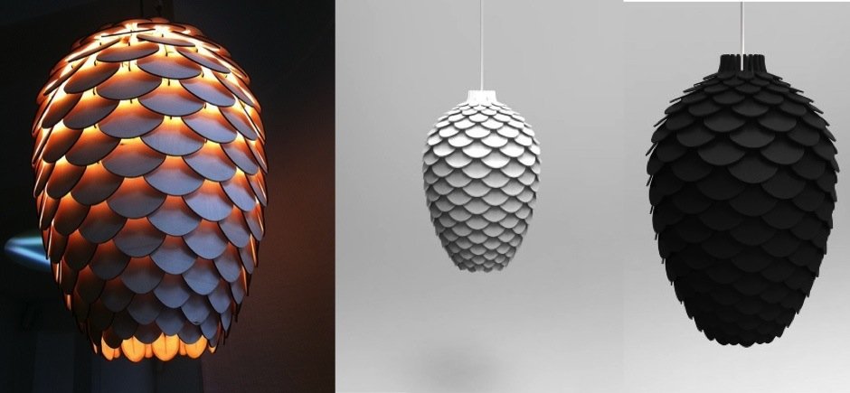 Люстра Pinecone Wooden King