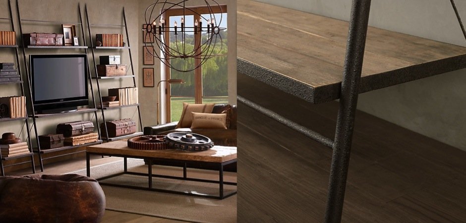 Стеллаж Vintage Iron Angular Stella