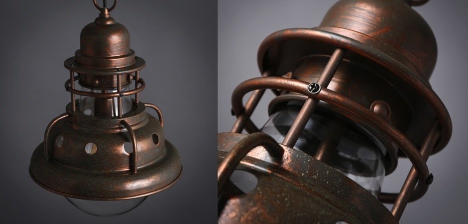 Светильник Old Copper Bubble Pendant