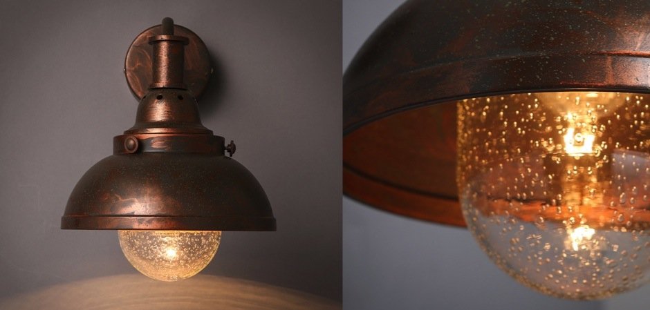 Настеный светильник Old Copper Bra