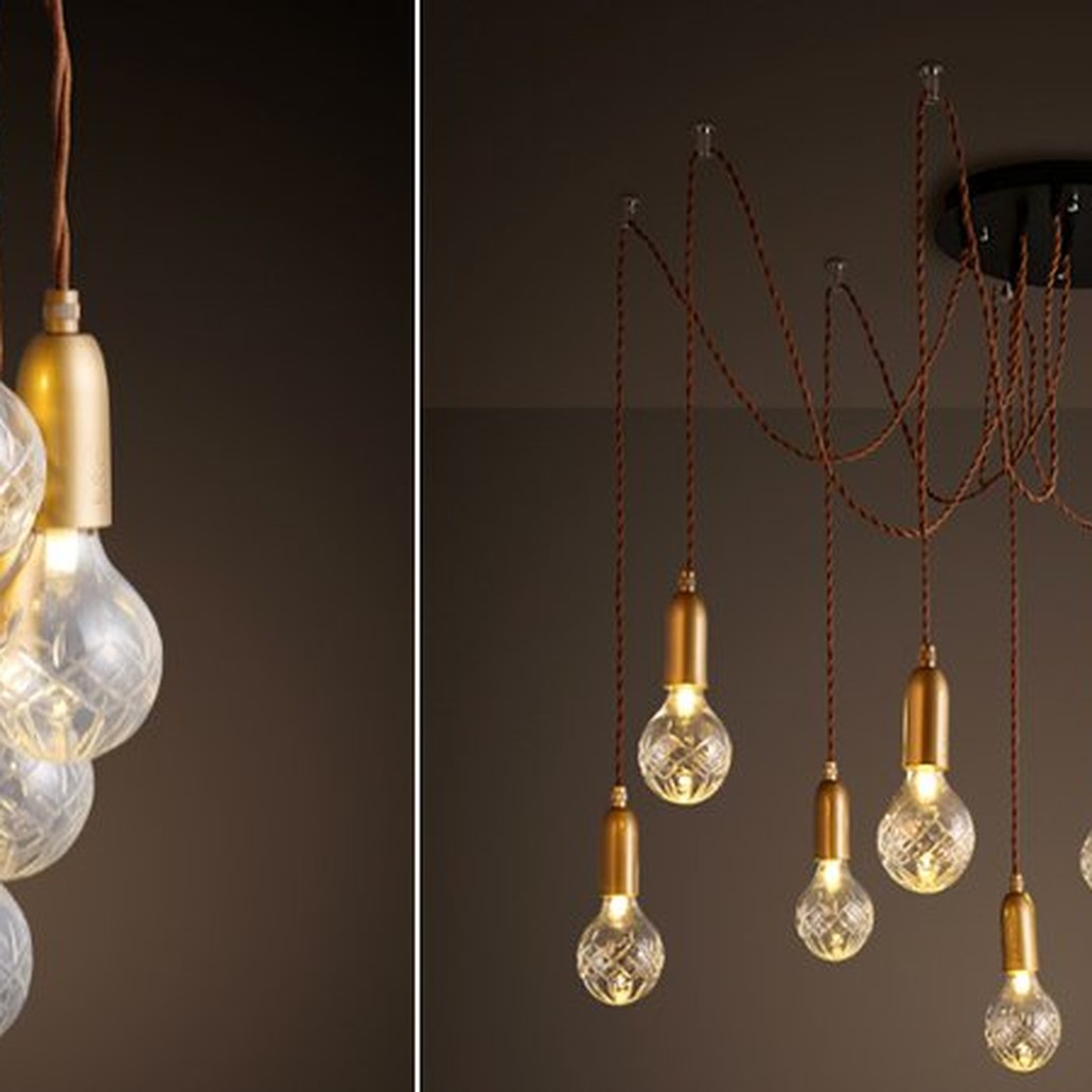 Подвесной светильник lee broom Ceare Crystal Bulb Chandelier