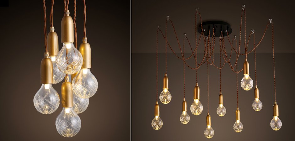 Подвесной светильник lee broom Ceare Crystal Bulb Chandelier