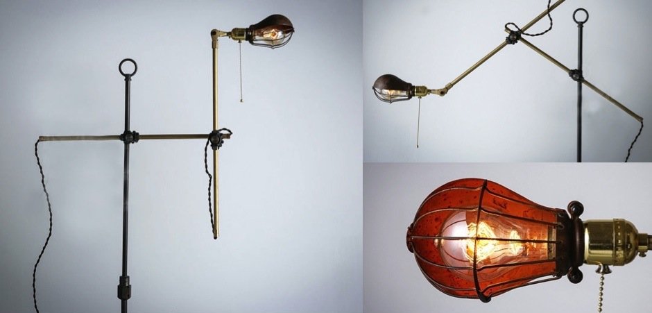 Напольный светильник Steampunk Extension Pole Floor 2