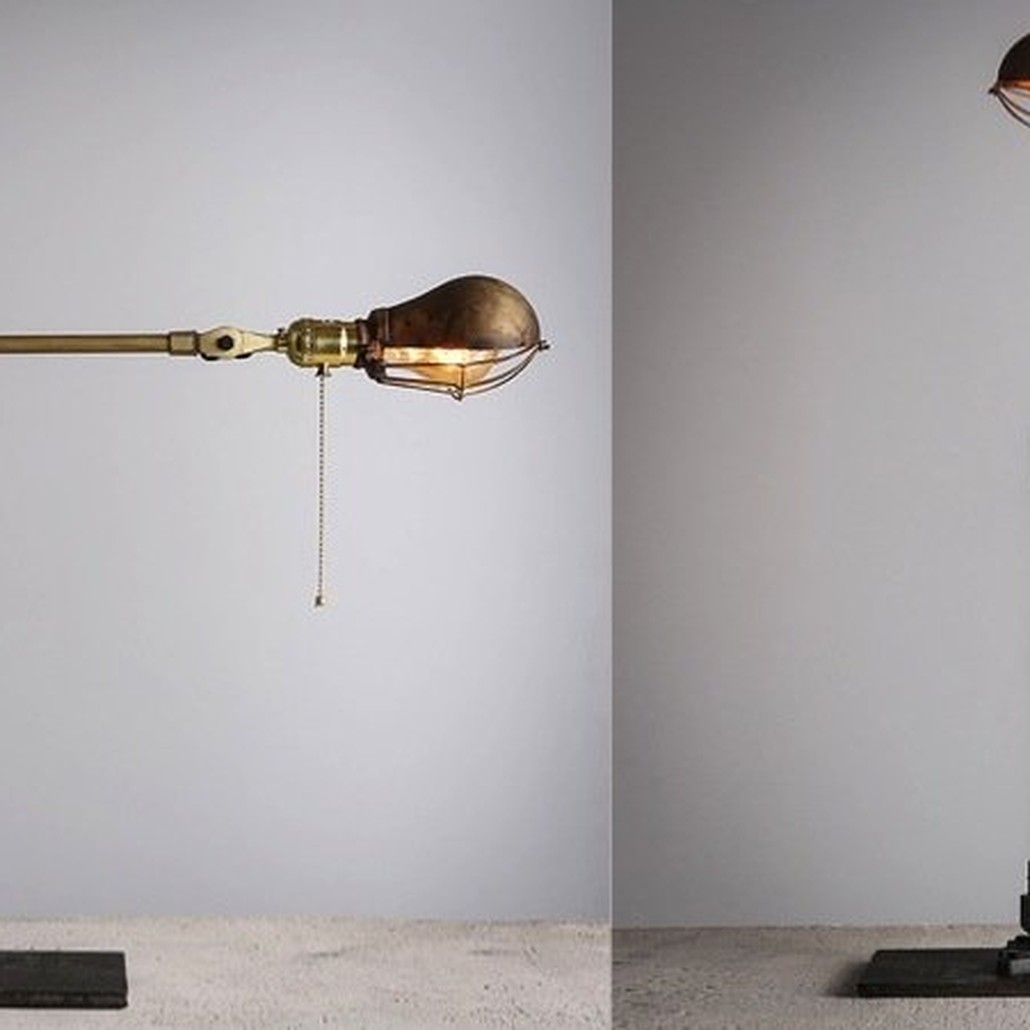 Настольный светильник Steampunk Extension Pole Table