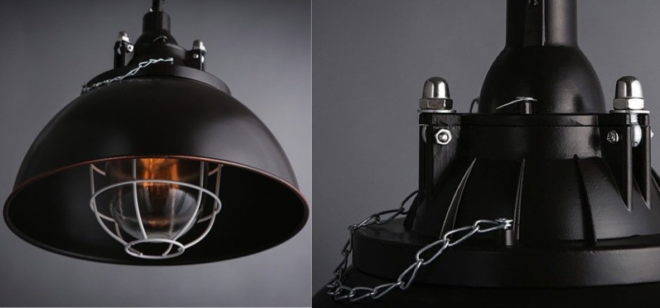 Светильник Loft Industrial Metal Cage Вreamboat