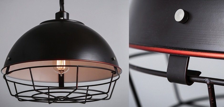 Светильник Loft Industrial Metal Cage Spiderweb