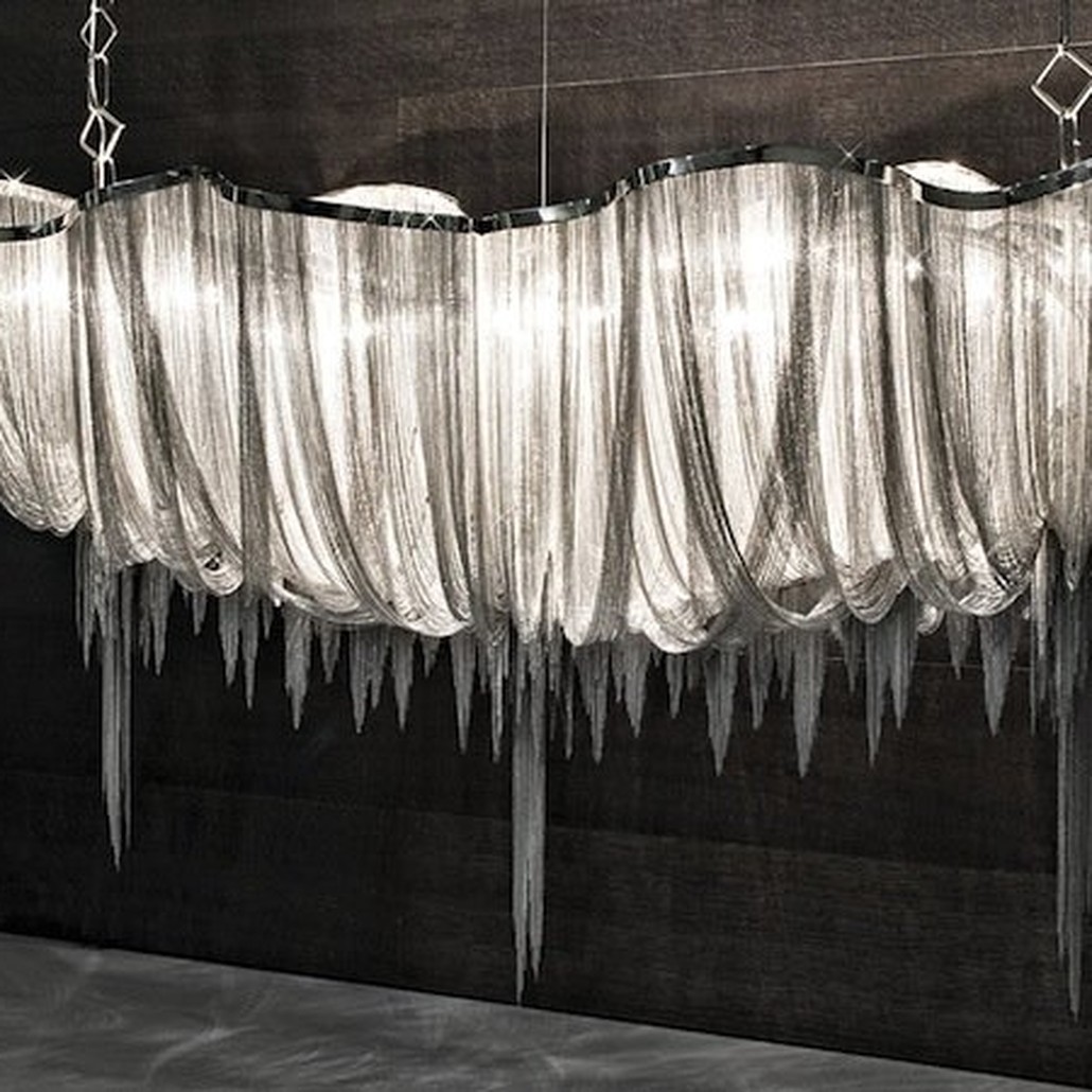 Люстра Atlantis Aluminium Chain Chandelier