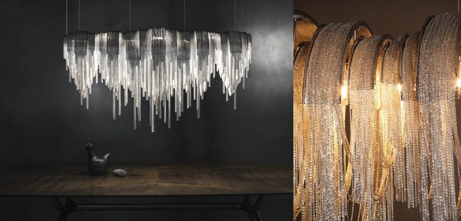 Люстра Volver Golden Chain Chandelier