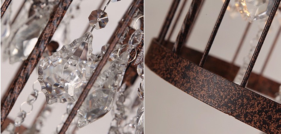 Люстра Steampunk Birdcage Chandelier