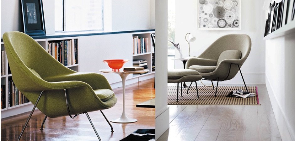 Кресло Womb Chair and Ottoman