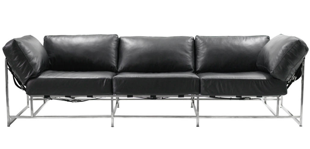 Диван Black Calfskin Sofa