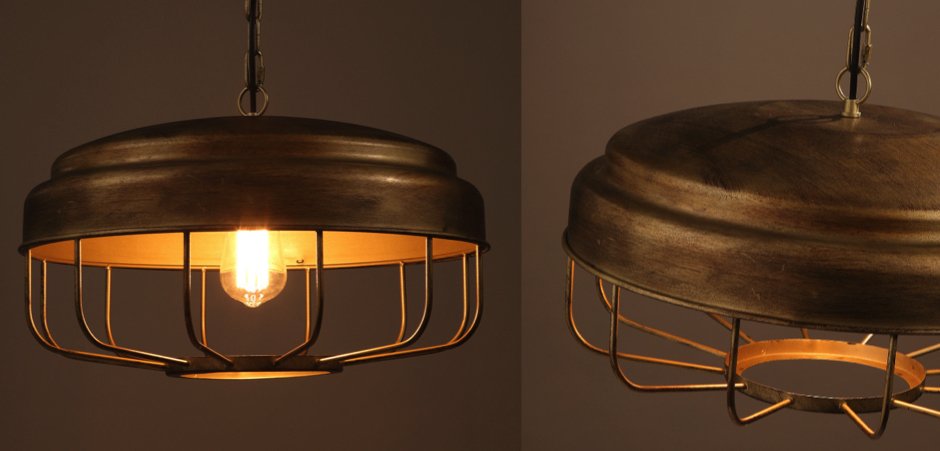 Подвесной светильник Lofter Golden Cage