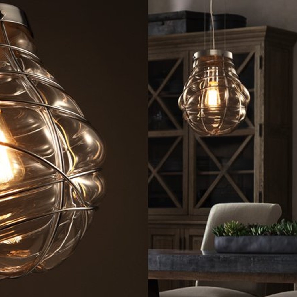 Подвесной светильник Steampunk Glass Shape