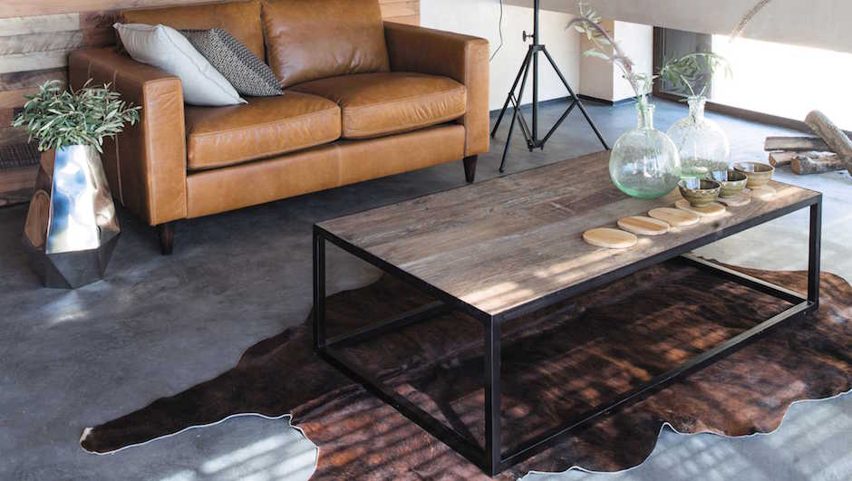 Стол Industrial Minimal Coffee Table 130