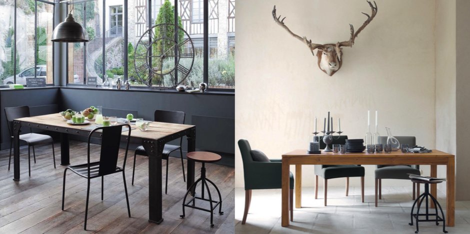 Барный стул Industrial Bar Oak Barstool